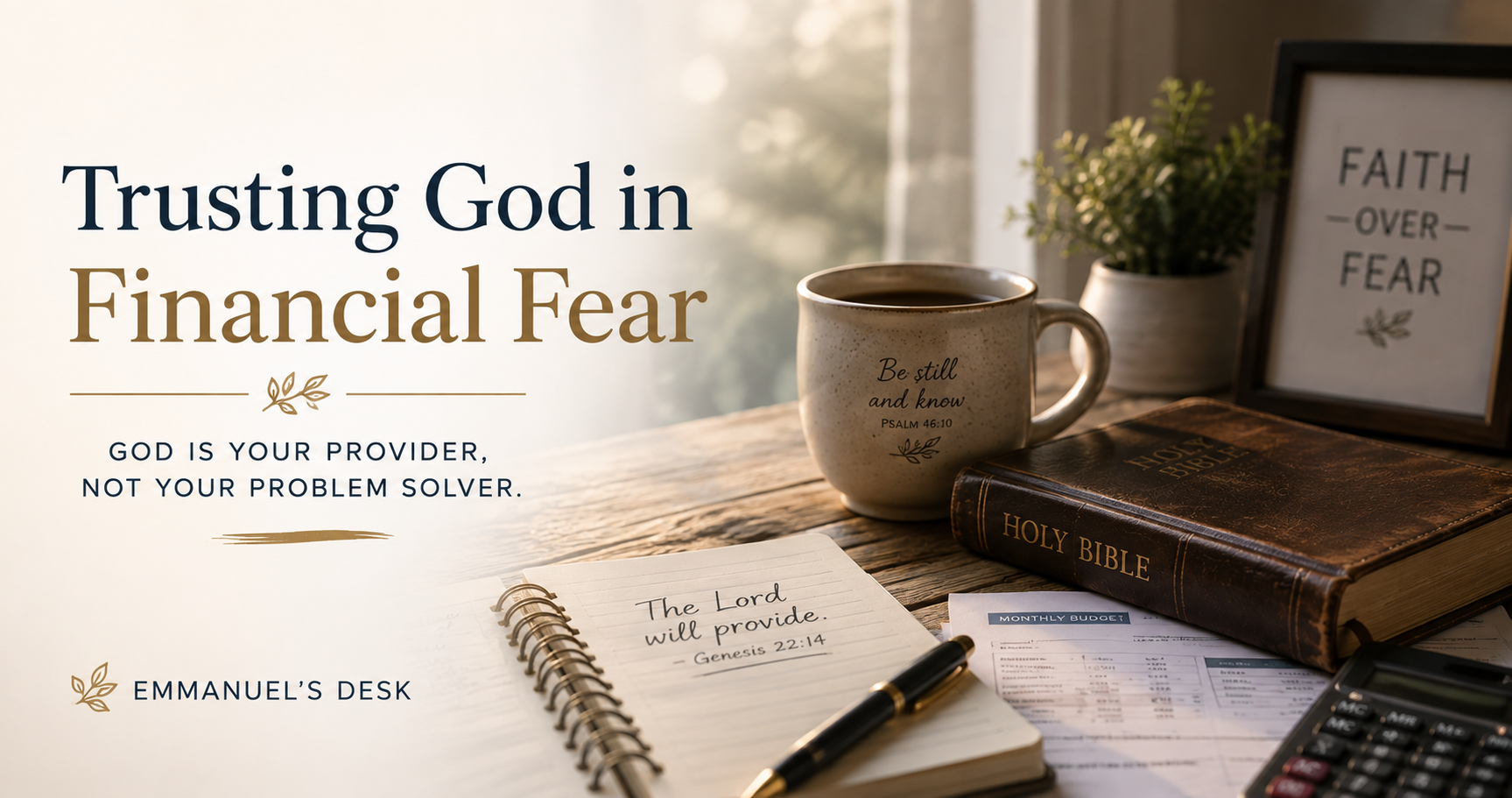 Trusting God in Financial Fear